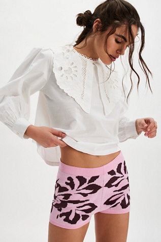 Nigel Preston Cotton Victorian Blouse at Free People in White, Size: M