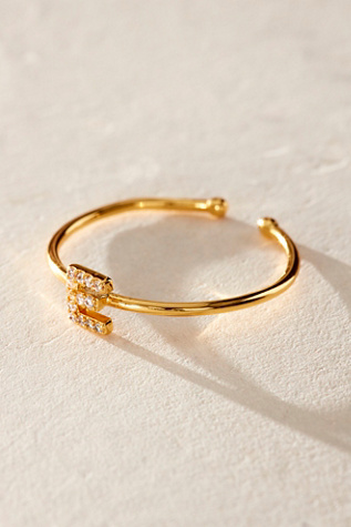 Brenda Grands Shiny Initial Ring