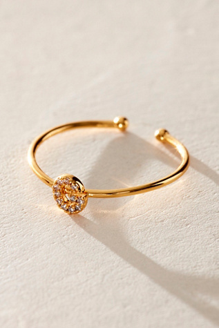 Brenda Grands Shiny Initial Ring