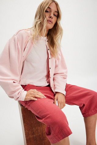Cardigan Nomade par Free People en Craie Rose, pour femme taille: XL