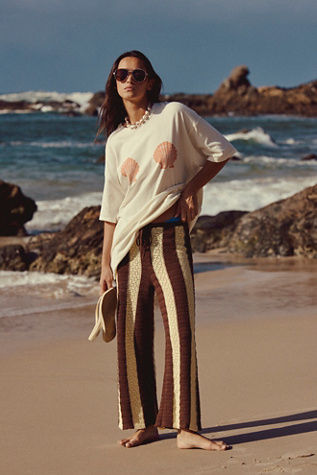 Débardeur Coquille par We The Free en Combo Ivoire, pour femme taille: XS chez Free People