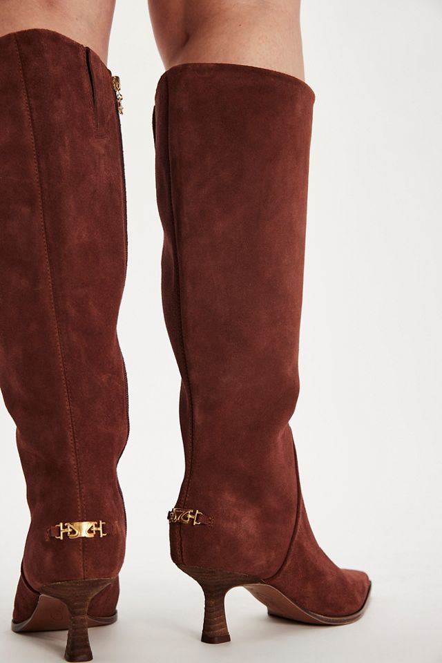Yulia Wide Calf Kitten Heel Boots #2