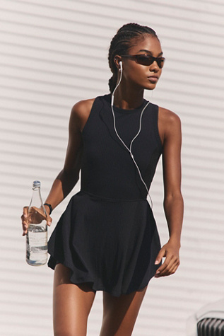 Kiss My Ace Tennis Dress by FP Movement at Free People, Black, XS