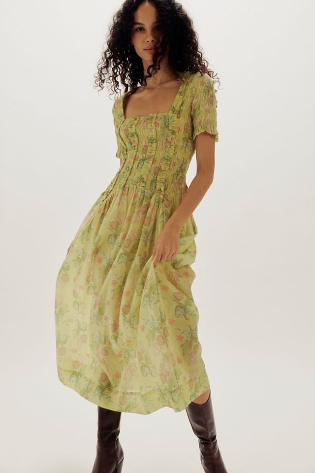 Damson Madder Raphaela Ruffle Midi Dress #3