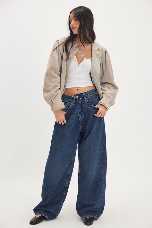 Jeans à pli Vana AGOLDE #3
