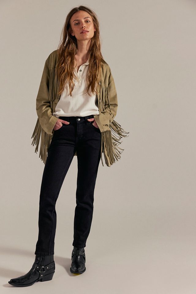 We The Free Oracle Low-Rise Slim Straight Jeans #1