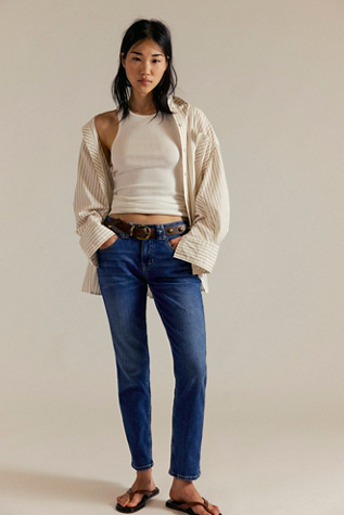 We The Free Oracle Low-Rise Slim Straight Jeans