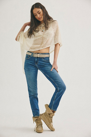We The Free Oracle Low-Rise Slim Straight Jeans