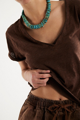 We The Free Take 2 Tee at Free People in Brown, Size: XL