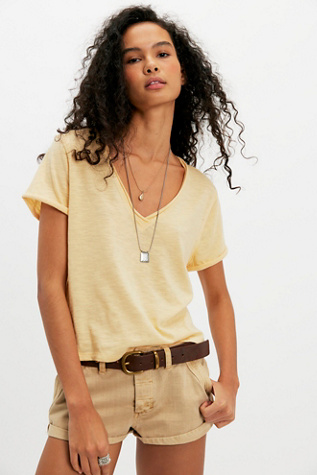 We The Free Take 2 Tee at Free People in Apricot Gelato, Size: Medium