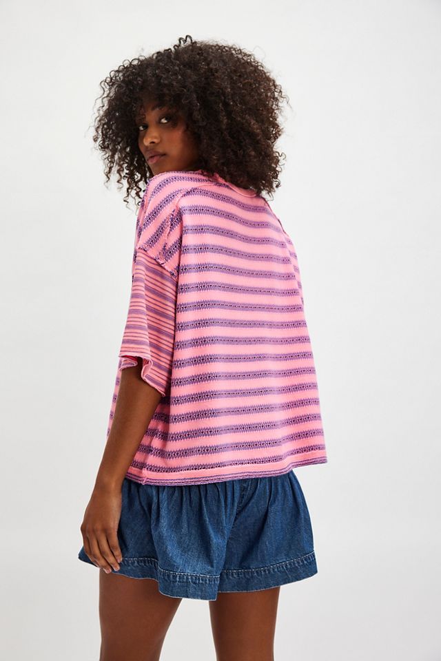 We The Free Summer Stripe Tee #1