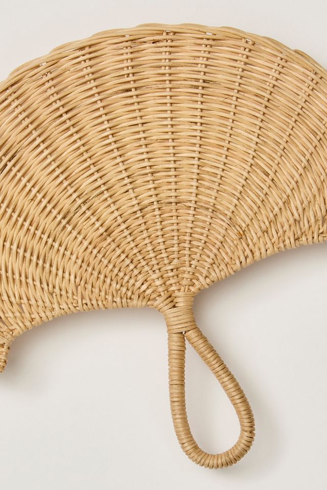 Rattan Hand Fan #1