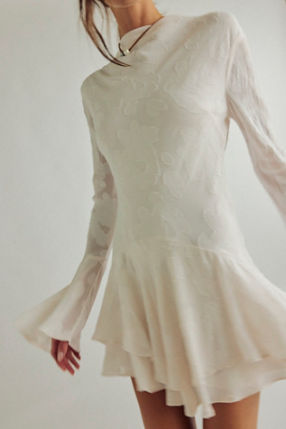 Shona Joy Bowery Long Sleeve Ruffle Mini Dress