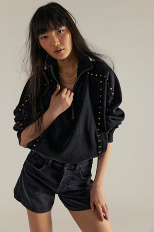 We The Free Star-Studded Pullover at Free People in Black, Size: L