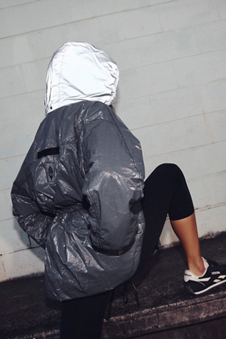 Storm Chaser Jacket by FP Movement at Free People in Grey Rainbow, Size: XL