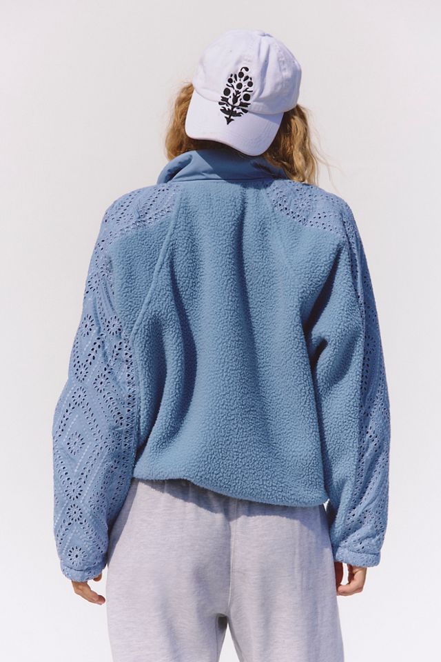 Hit The Slopes Eyelet Fleece Jacket #1