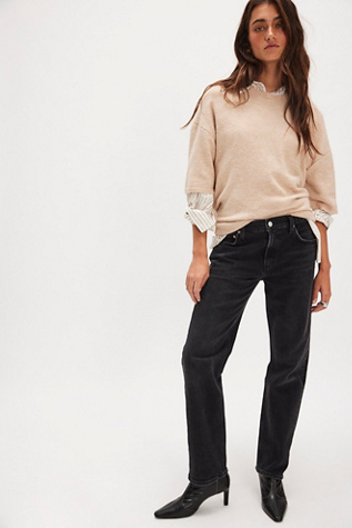 Citizens of Humanity Anissa Low-Rise Straight Leg Jeans