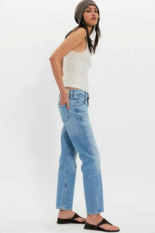 Citizens of Humanity Anissa Low-Rise Straight Leg Jeans at Free People in Flutter, Size: 28