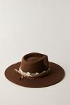 Lace Wool Round Top Hat