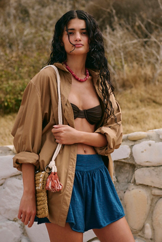 Cruz Sweater Shorts by free-est at Free People in Titan, Size: Medium