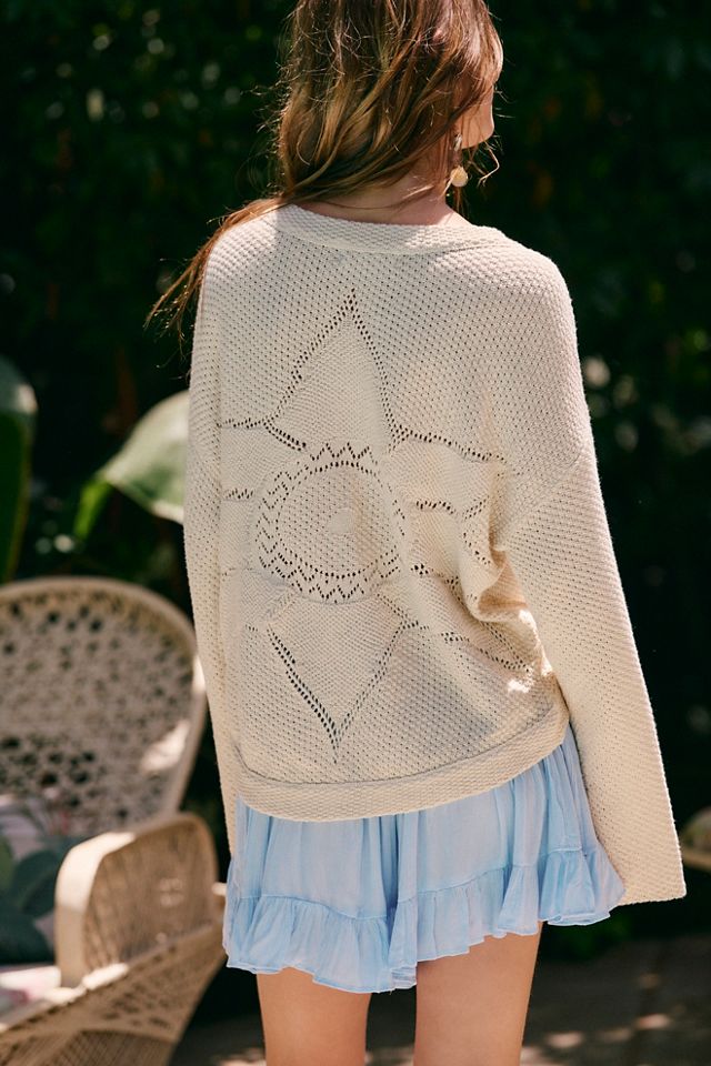 Sunburst Fauxchet Pullover #1