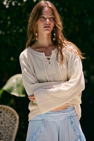 Sunburst Fauxchet Pullover