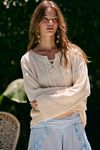Sunburst Fauxchet Pullover
