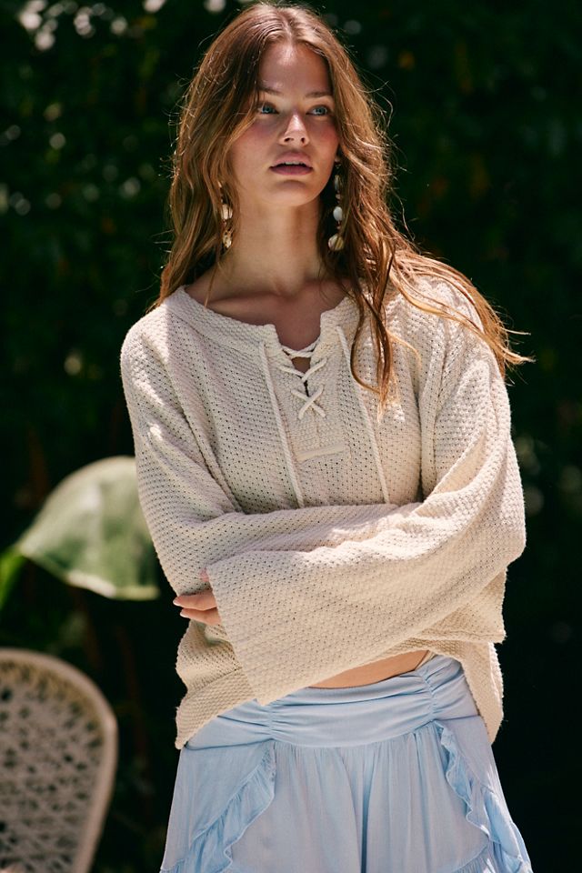 Sunburst Fauxchet Pullover #2
