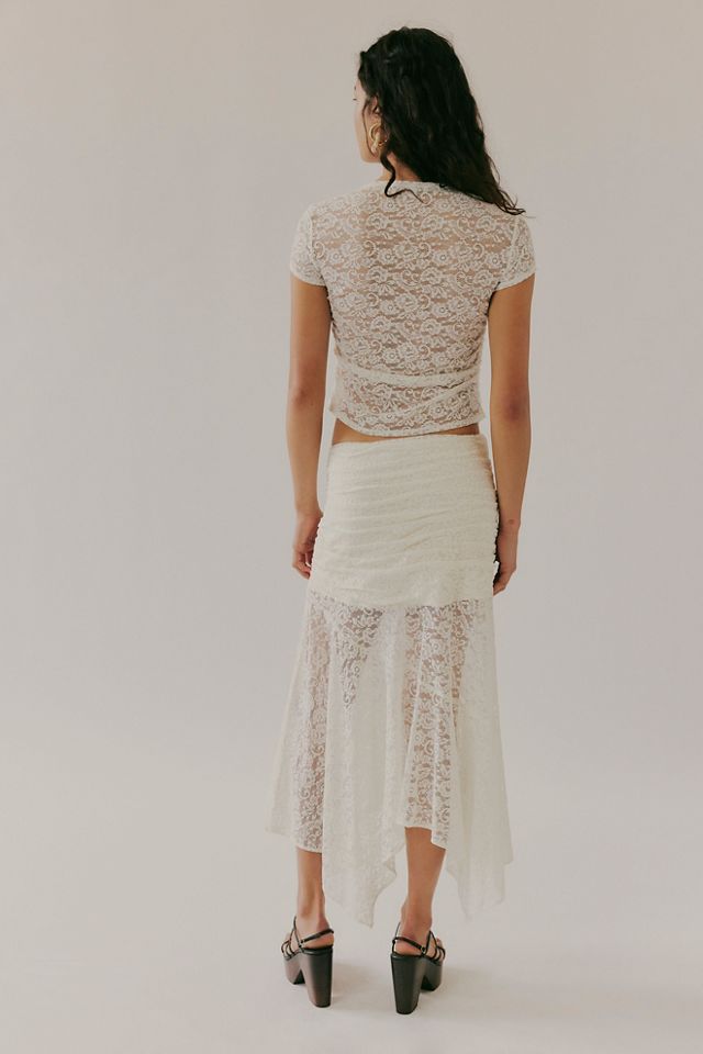 Saemdi Lace Top And Skirt Set #1