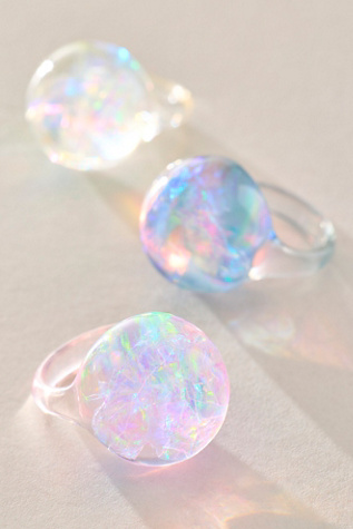 Scotlynn Ring at Free People in Opalescent, Size: US 8