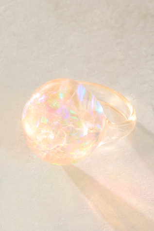 Scotlynn Ring at Free People in Smoky Yellow, Size: 7