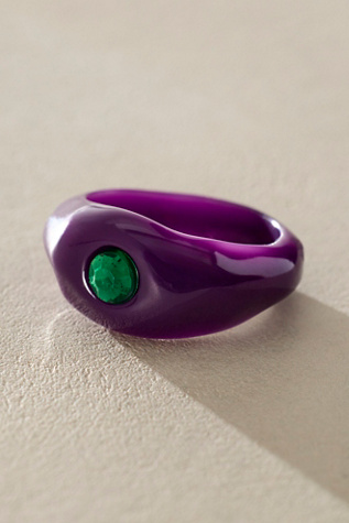 Emryn Ring by Free People in Purple, Size: 7