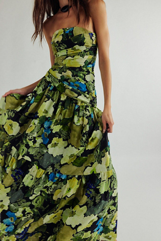Shona Joy Weyes Straless Tiered Maxi Dress