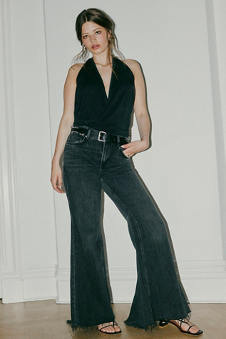 Liza Top by Free People in Black, Size: M