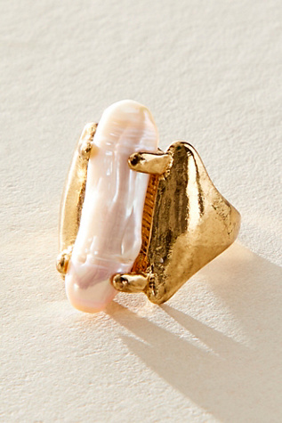 Clasped Pearl Ring product page