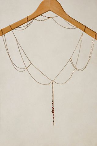 Rhonda Body Chain by Free People in Gold