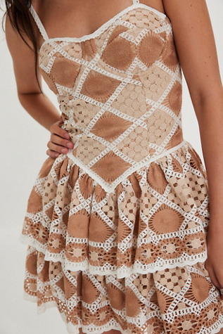 PatBO Bossa Crochet Mini Dress