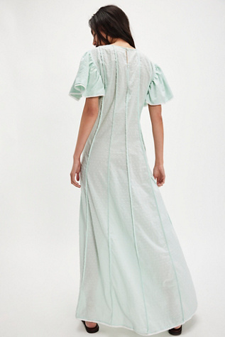 SWF Ruffle Sleeve Maxi Dress