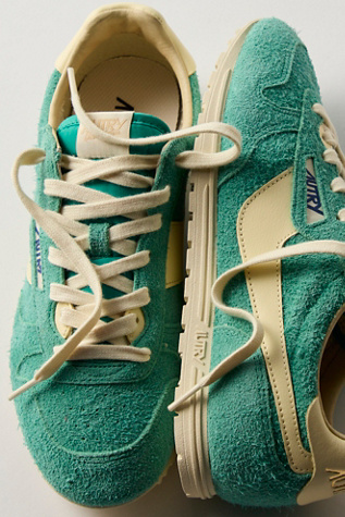 Autry Windspin Low Suede Sneakers at Free People in Excursion/Rutabaga, Size: EU 39