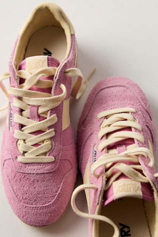 Autry Windspin Low Suede Sneakers at Free People in Pink, Size: EU 39
