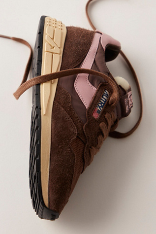 Autry Reelwind Low Sneakers at Free People in Brown, Size: EU 38