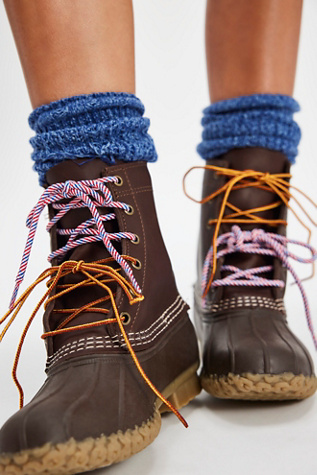 Женские ботинки L.L.Bean 8" Lace-Up, цвет: Коричневый / Рыжевато-коричневый — фото 4