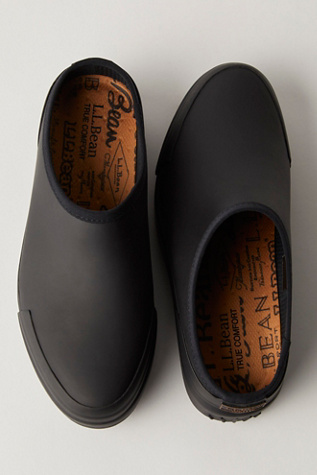 L.L.Bean Light Wellie Garden Clogs at Free People in Black, Size: US 9