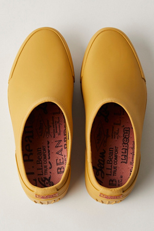 L.L.Bean Light Wellie Garden Clogs at Free People in Yellow, Size: US 9
