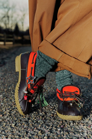 L.L.Bean Boots, Canvas Rubber Mocs