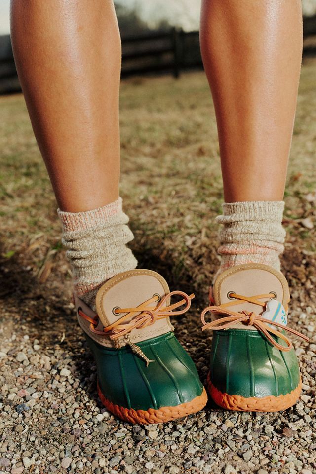 L.L.Bean Boots, Canvas Rubber Mocs