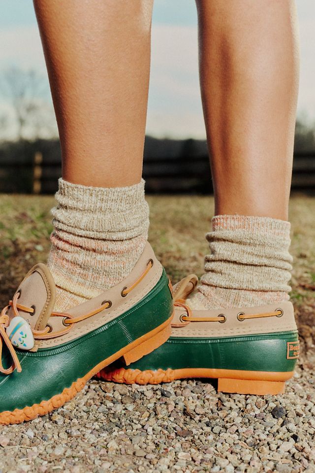 L.L.Bean Boots, Canvas Rubber Mocs