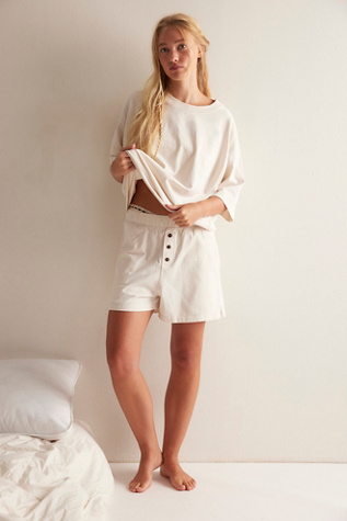 Almost Friday Lounge Co-Ord by Ragabond at Free People in Sand, Size: Medium