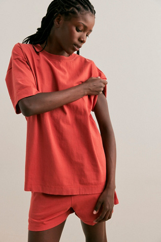 Almost Friday Lounge Set by Ragabond at Free People in Orange, Size: XS