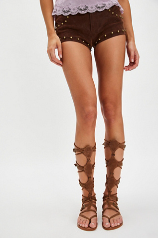 Driftwood Tall Gladiators by FP Collection at Free People in Tan, Size: US 6